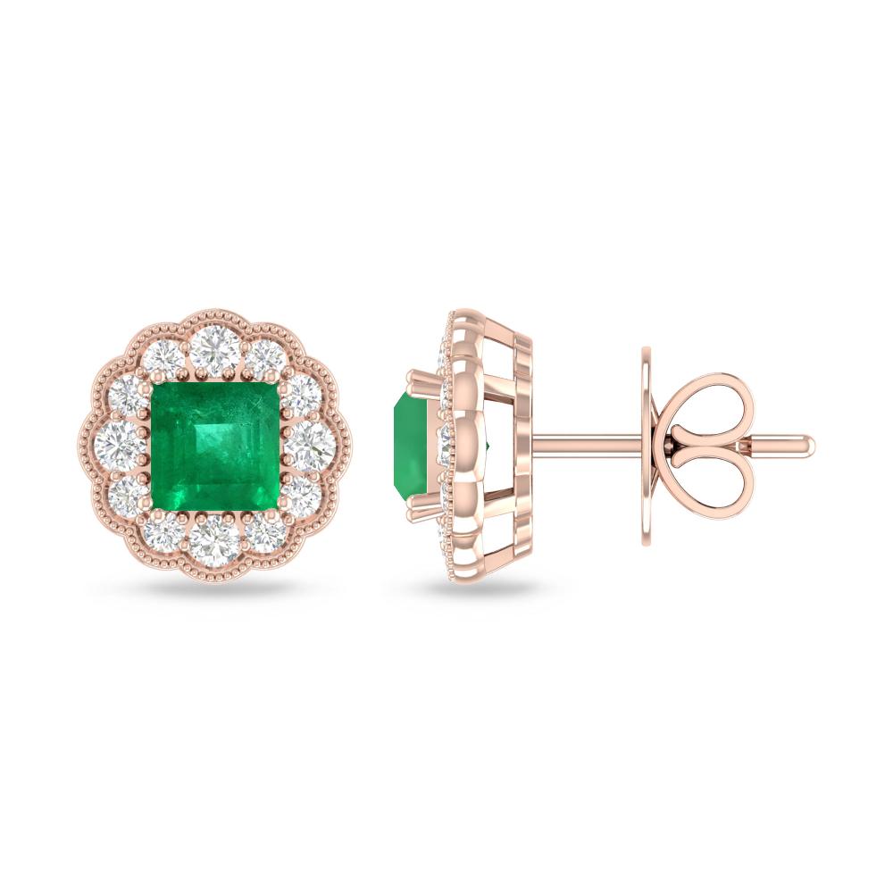 Rose Gold - Emerald