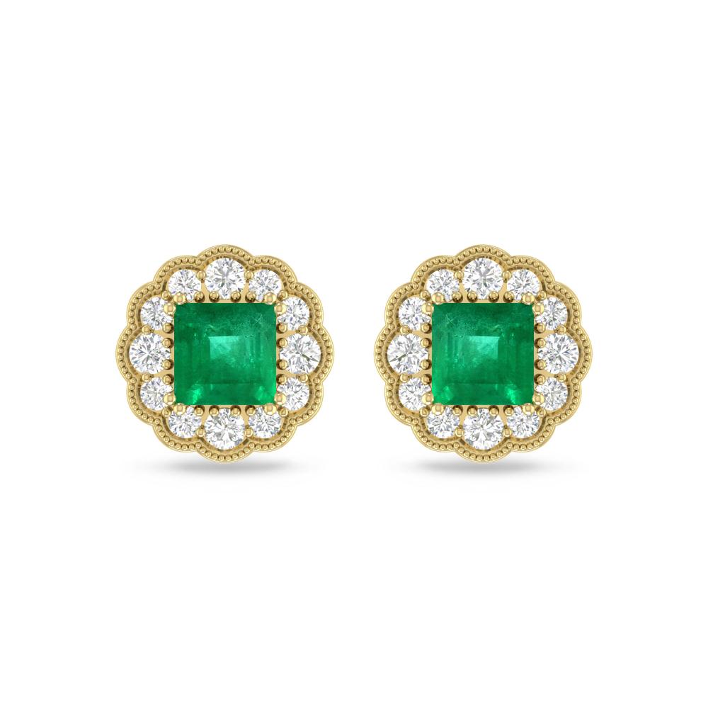 Yellow Gold - Emerald