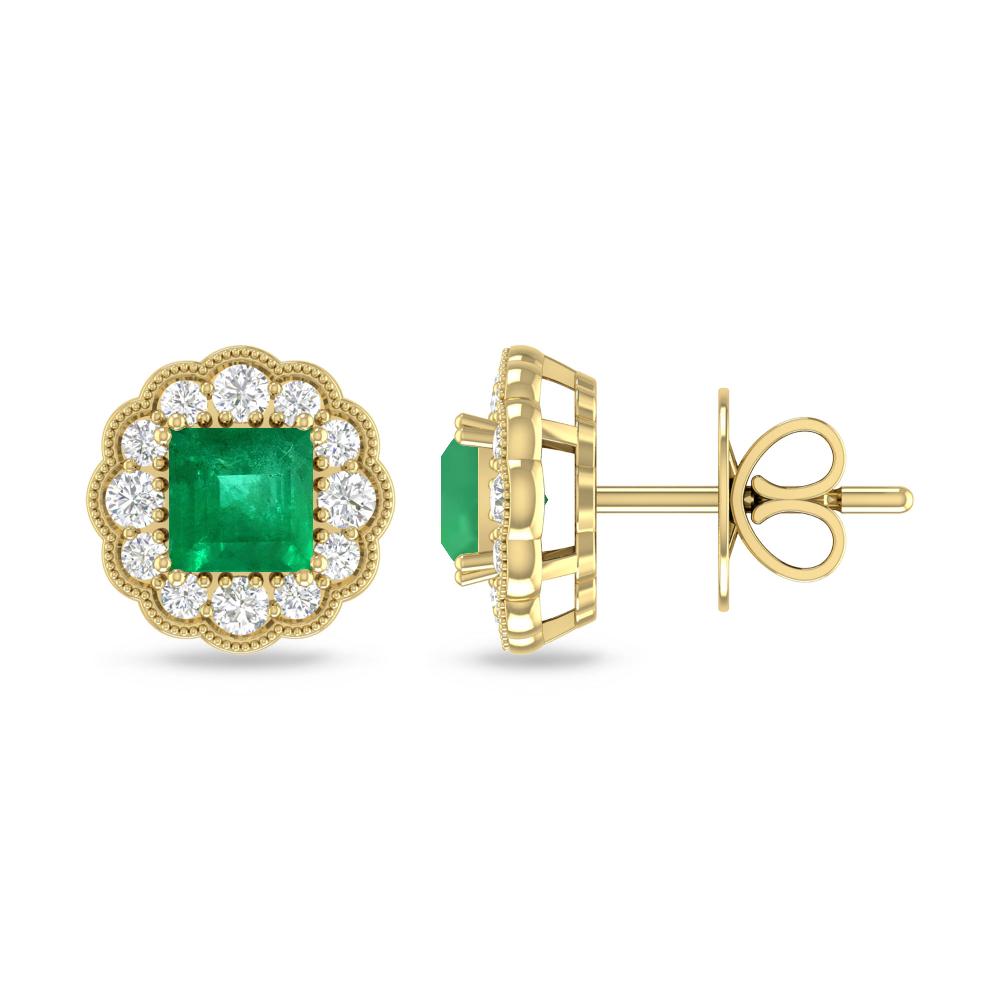 Yellow Gold - Emerald