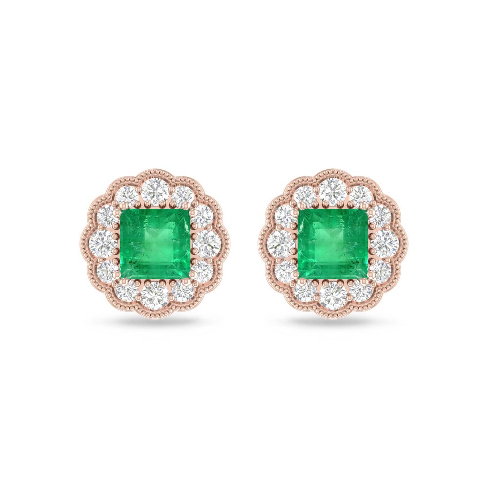 Rose Gold - Emerald