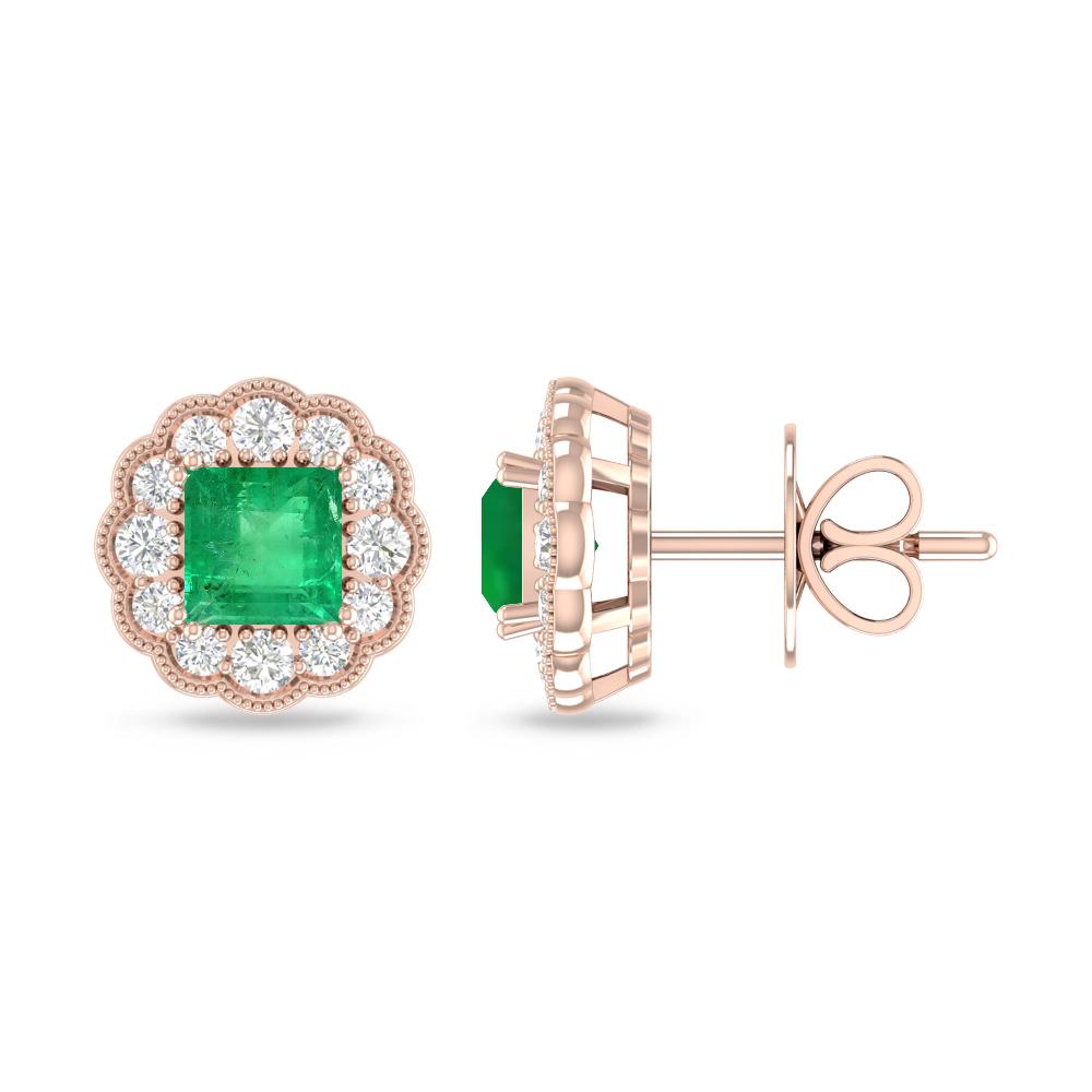 Rose Gold - Emerald