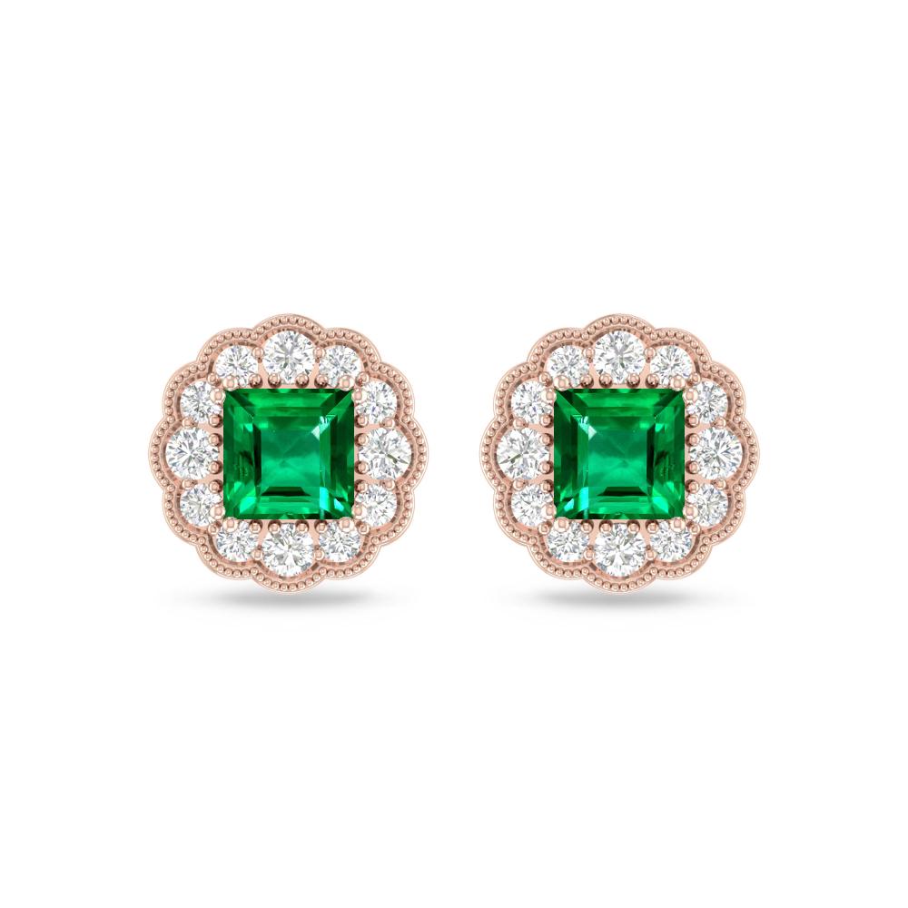 Rose Gold - Emerald