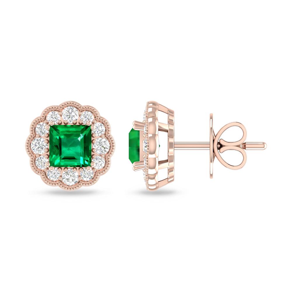 Rose Gold - Emerald