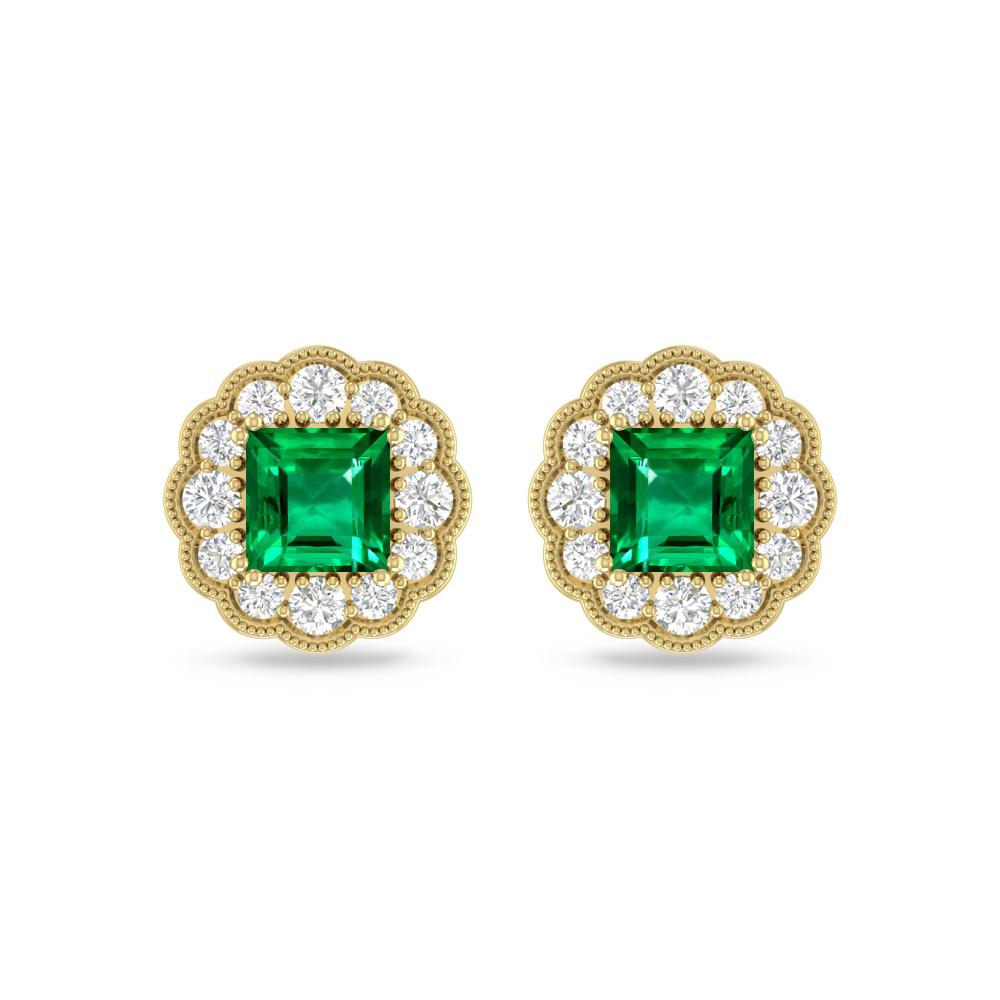 Yellow Gold - Emerald