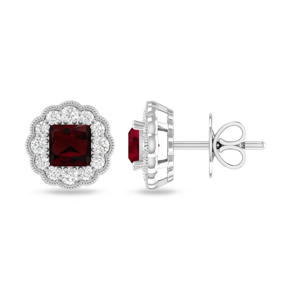 White Gold - Garnet