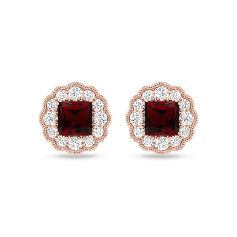 Rose Gold - Garnet