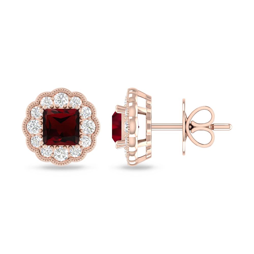 Rose Gold - Garnet
