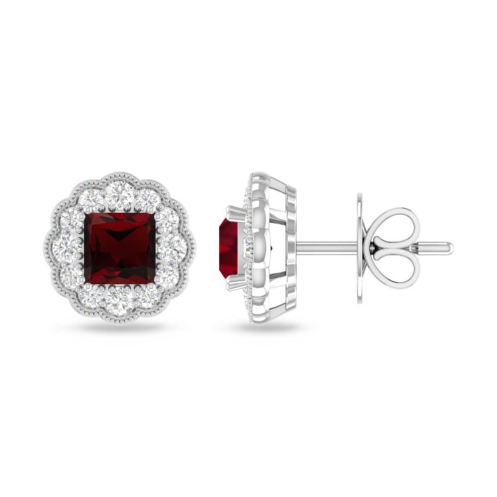 White Gold - Garnet