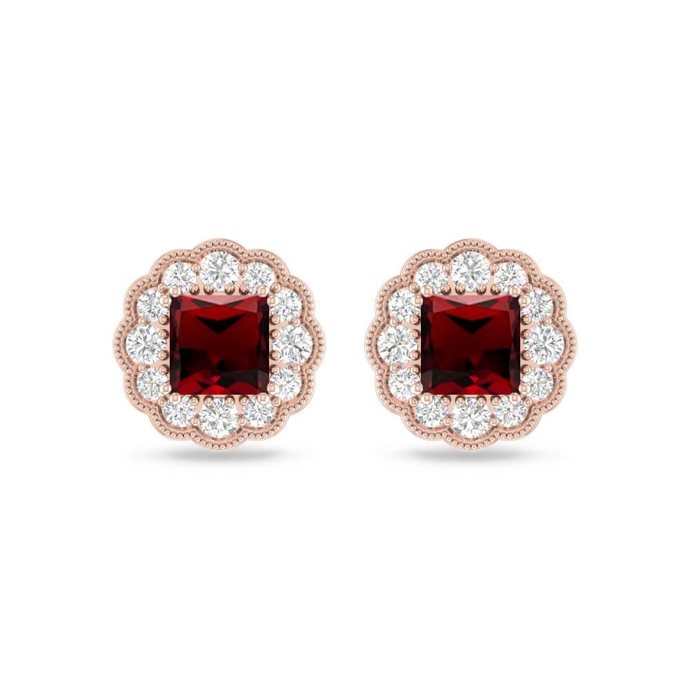 Rose Gold - Garnet