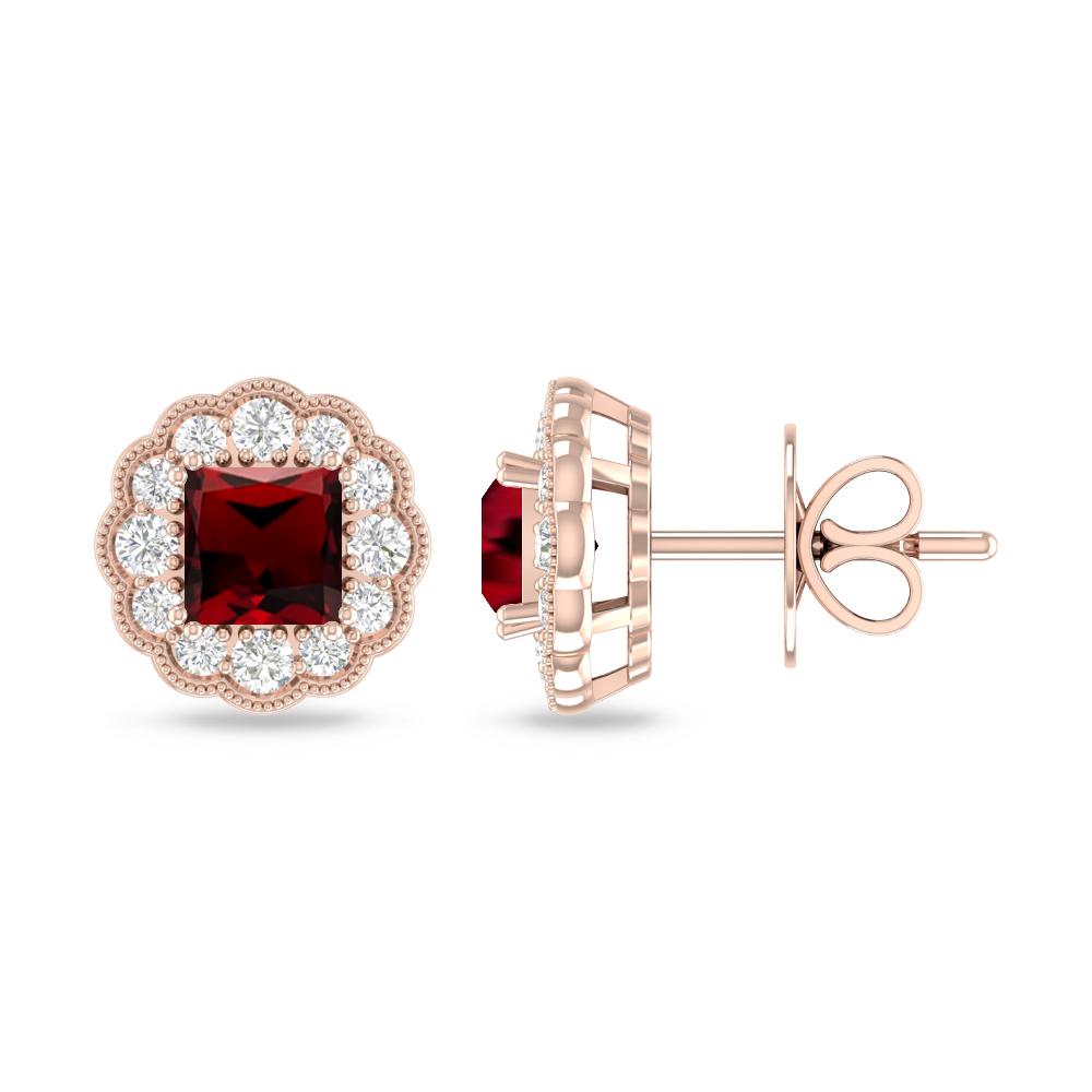 Rose Gold - Garnet