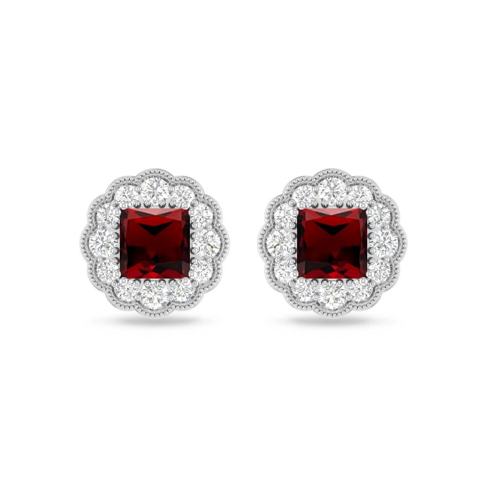 White Gold - Garnet