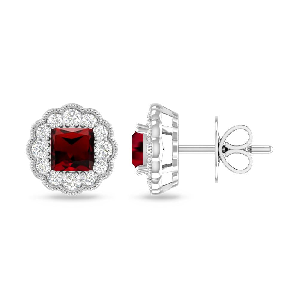White Gold - Garnet
