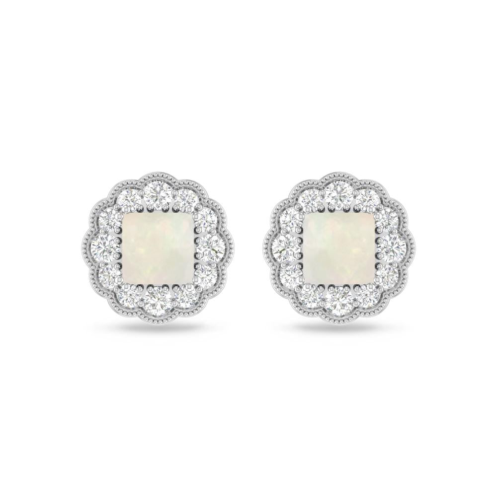 White Gold - Opal
