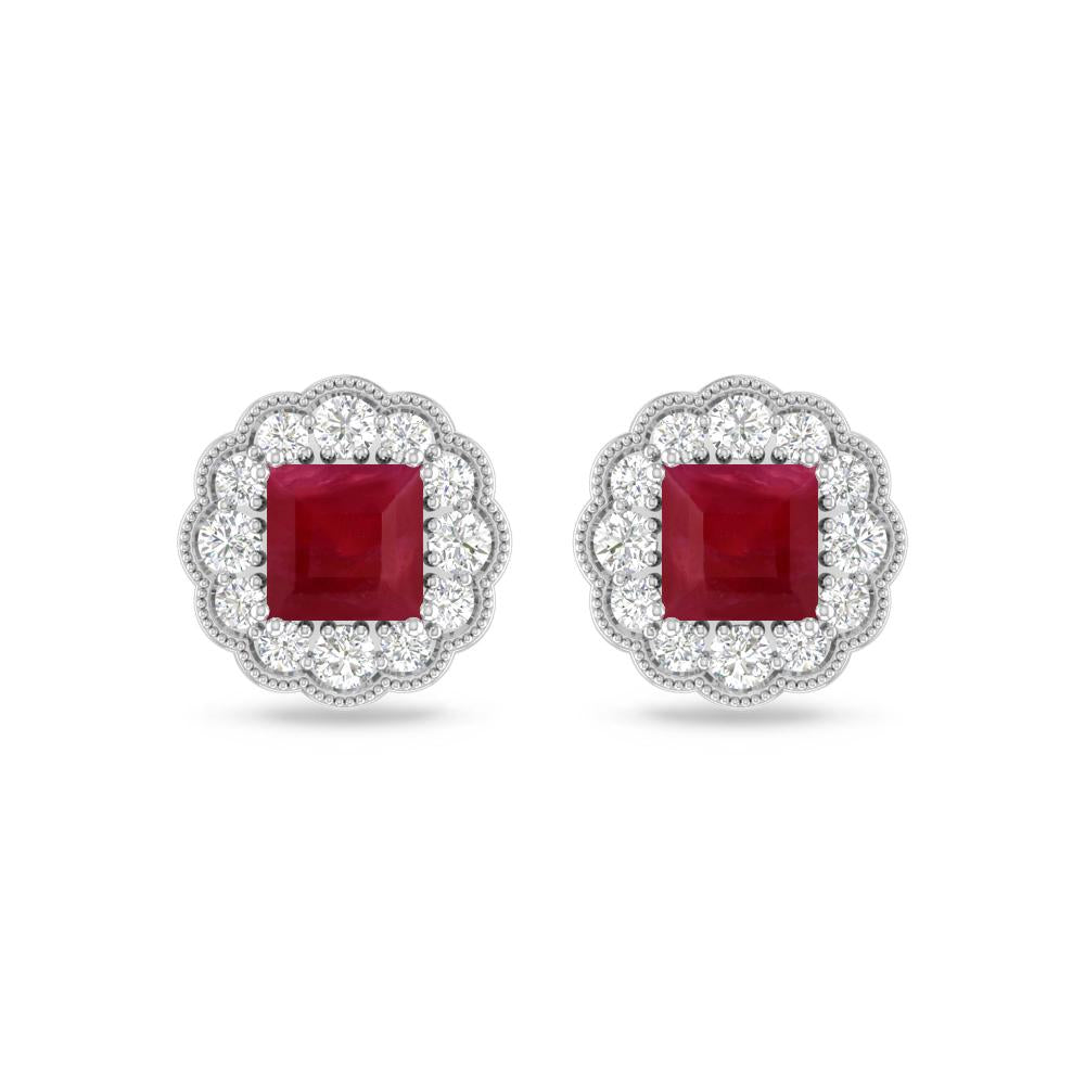 White Gold - Ruby