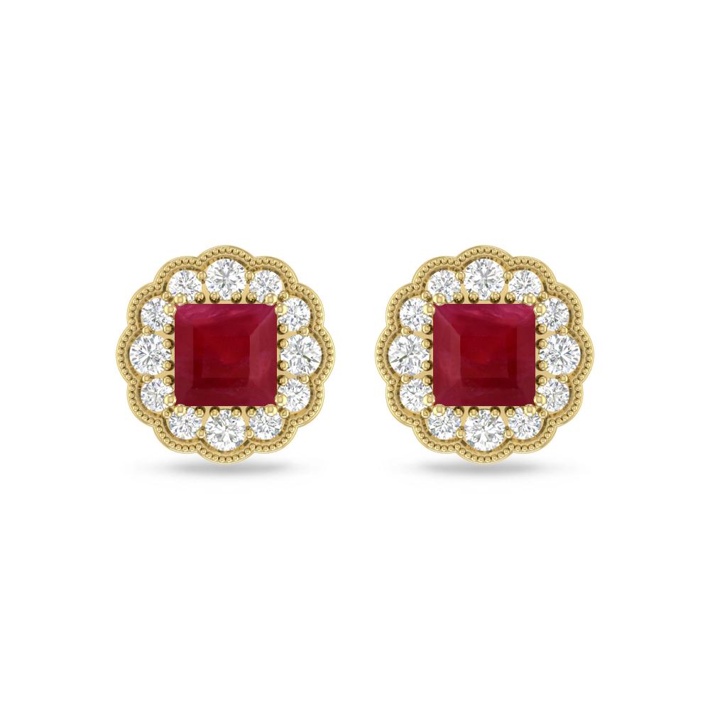 Yellow Gold - Ruby