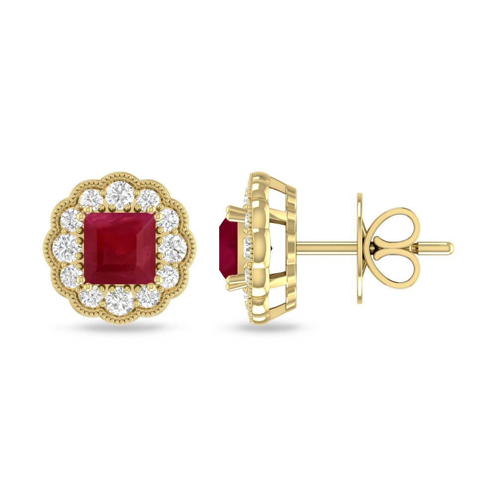 Yellow Gold - Ruby