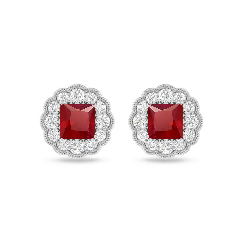 White Gold - Ruby