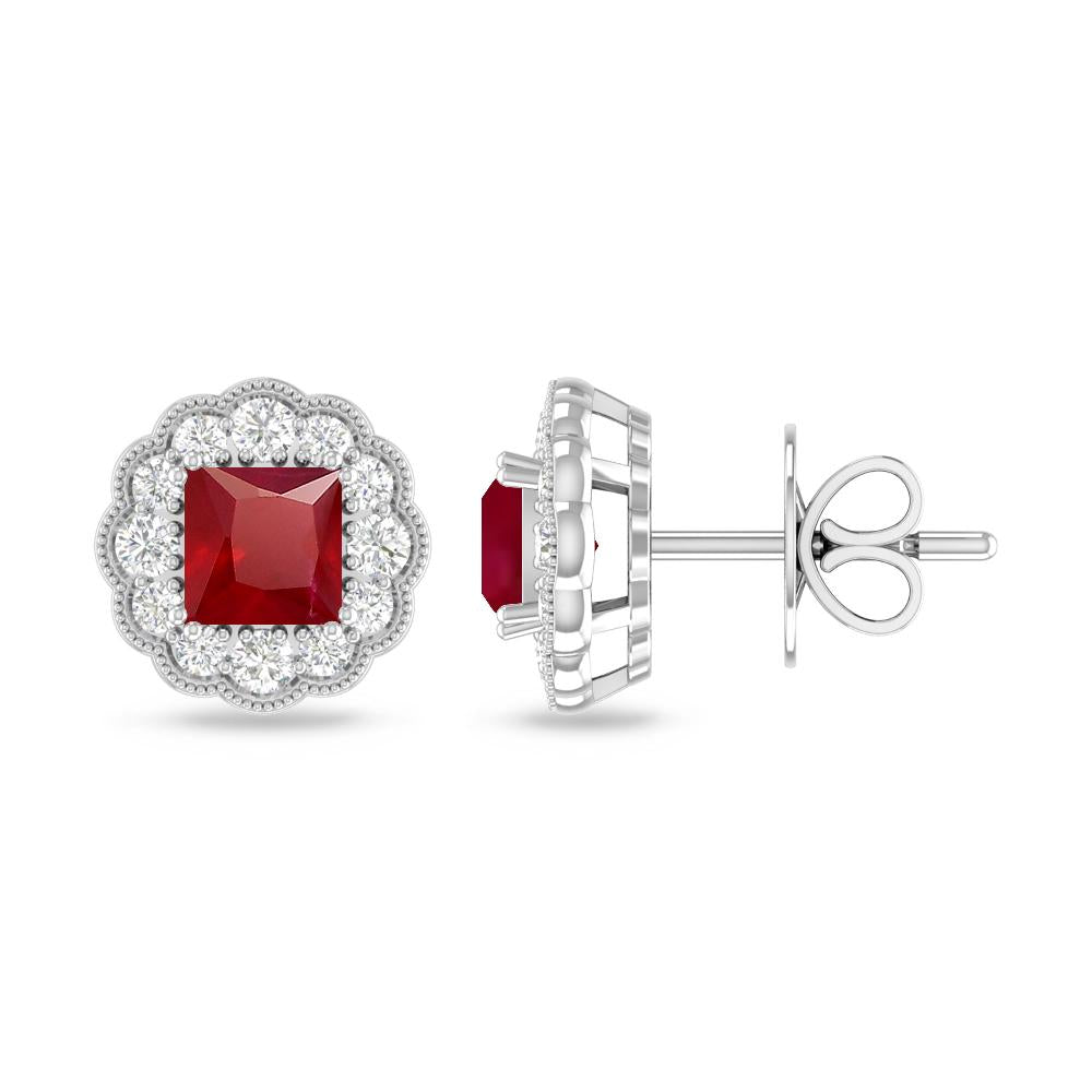 White Gold - Ruby