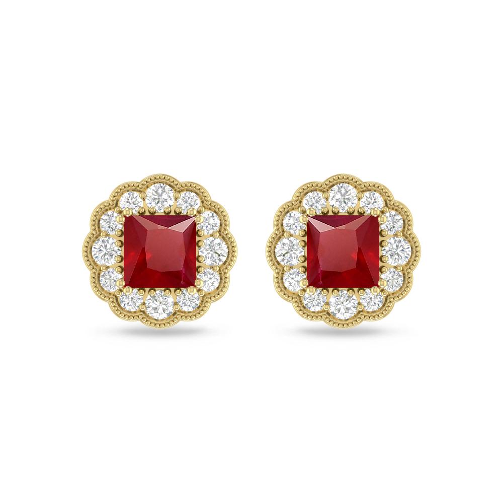 Yellow Gold - Ruby