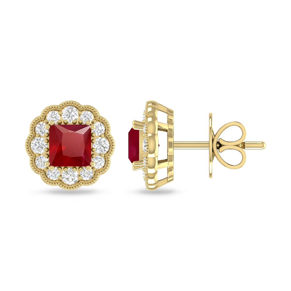 Yellow Gold - Ruby