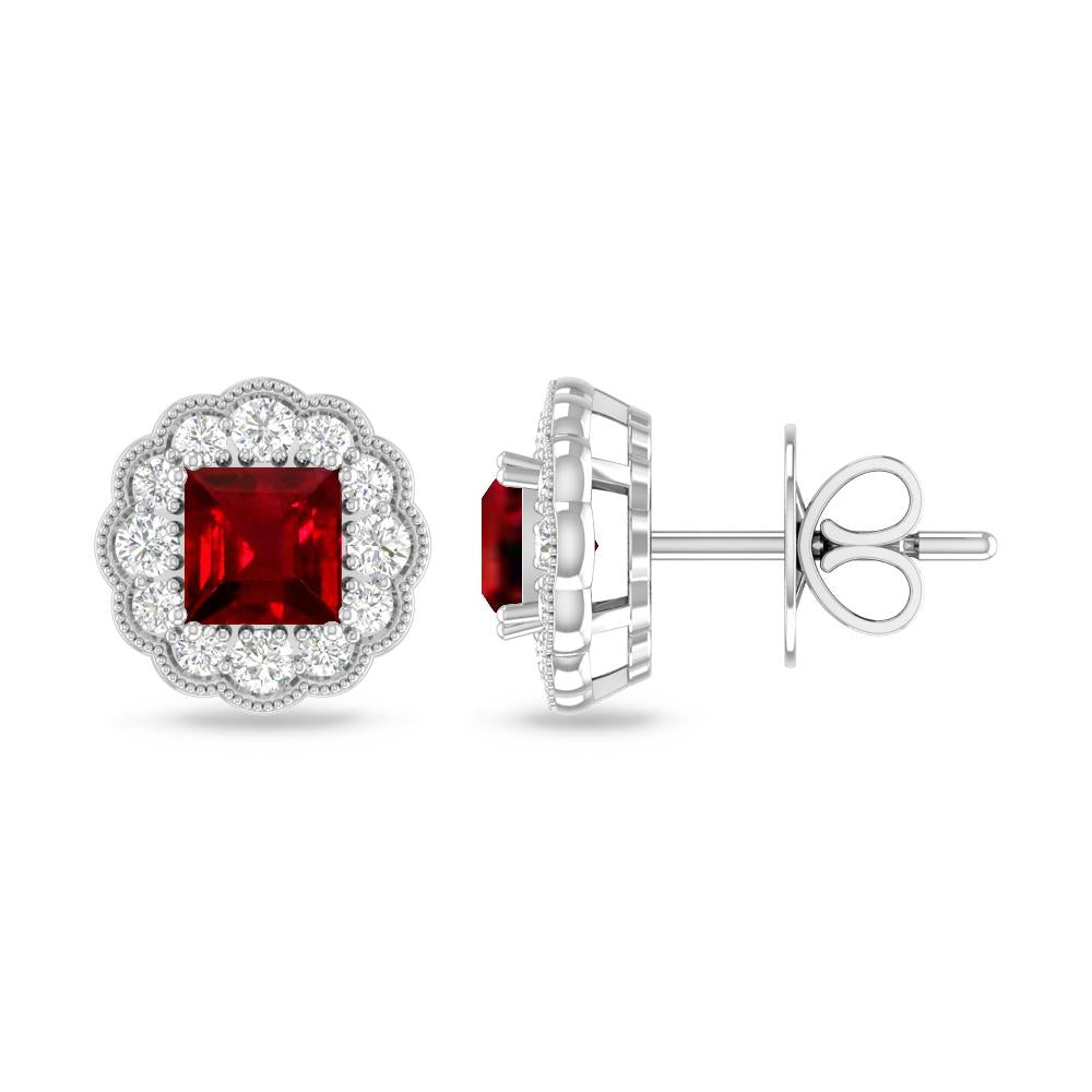 White Gold - Ruby