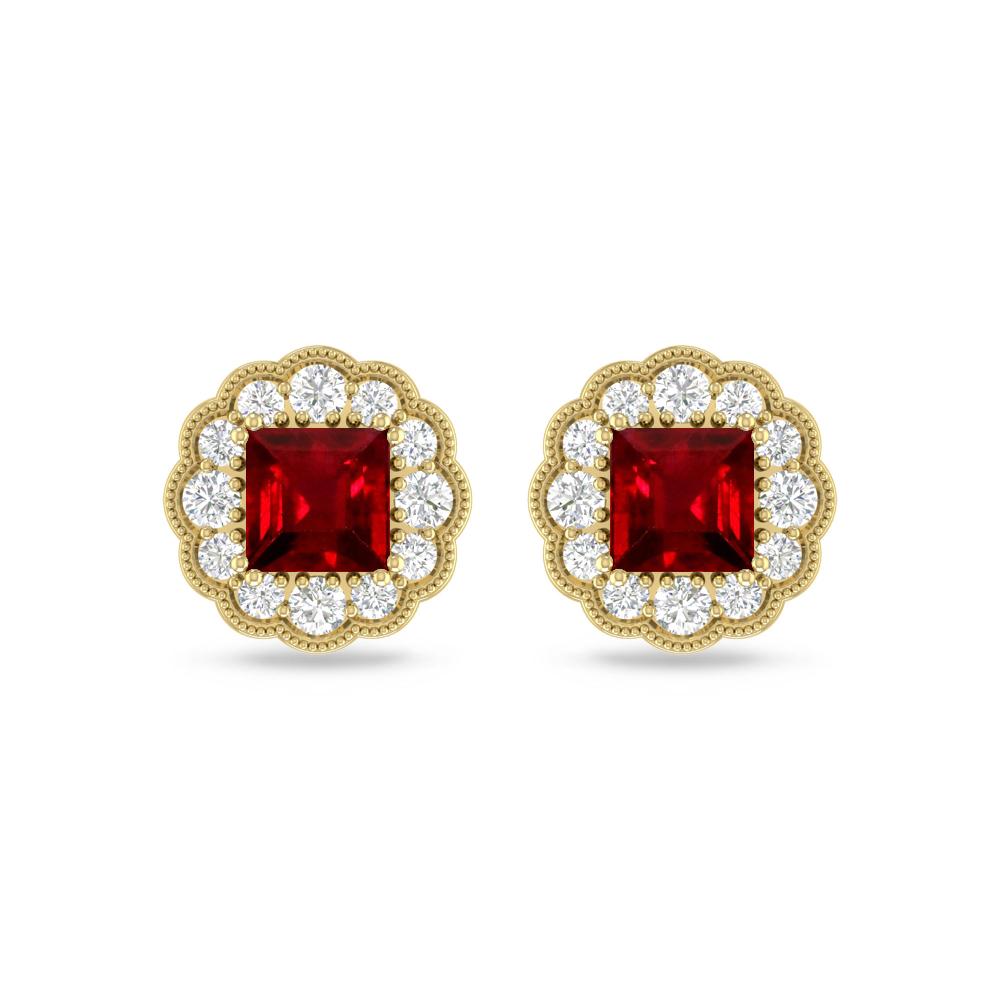 Yellow Gold - Ruby