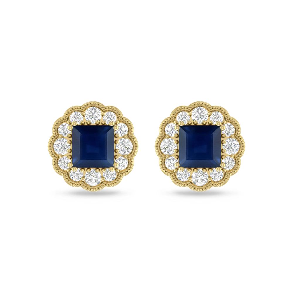 Yellow Gold - Sapphire