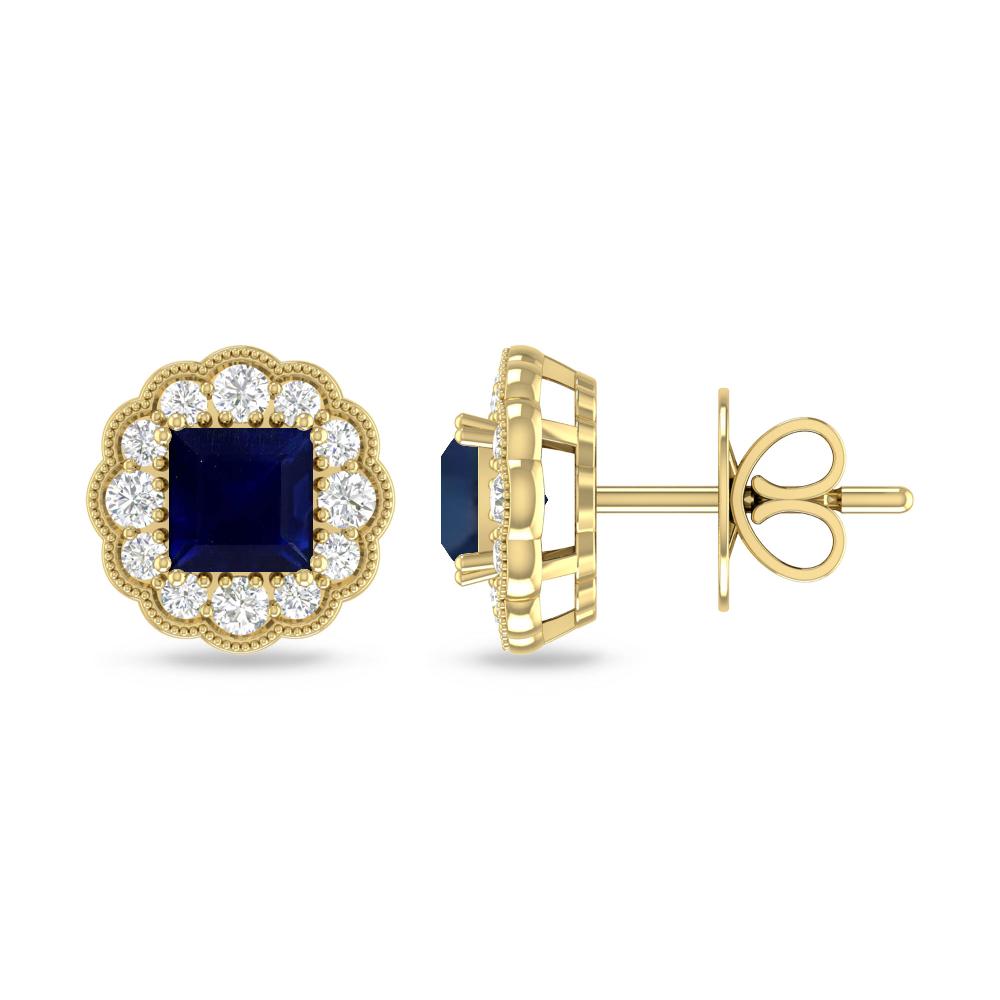 Yellow Gold - Sapphire