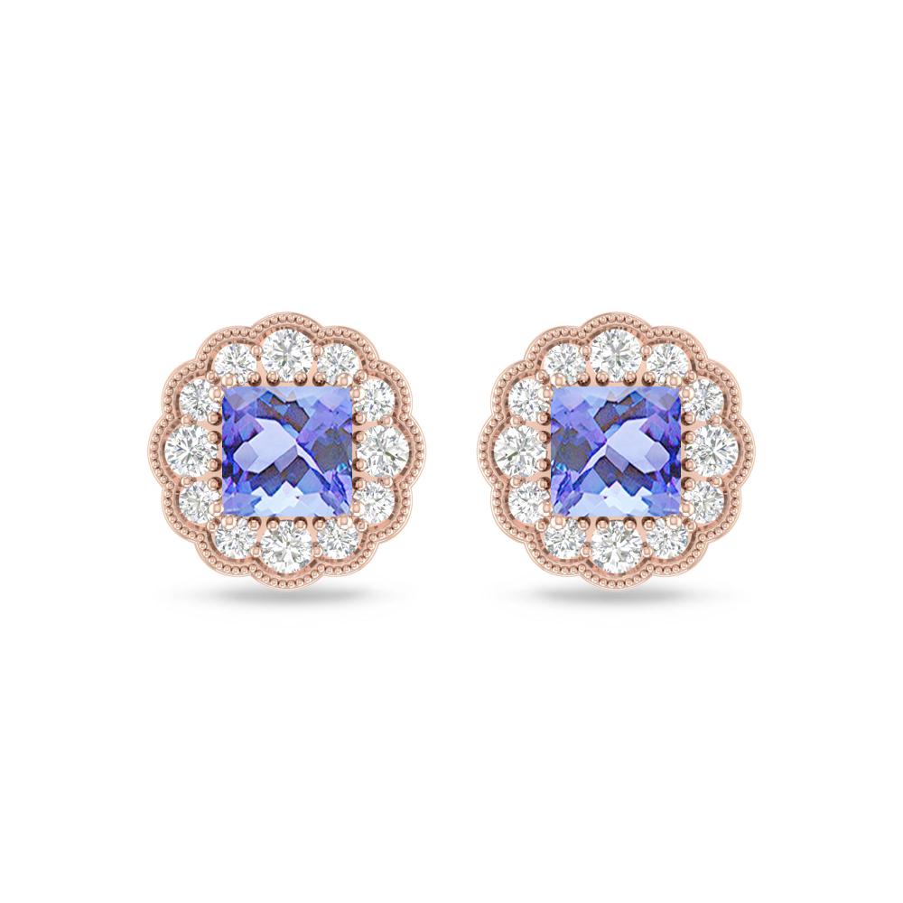 Rose Gold - Tanzanite