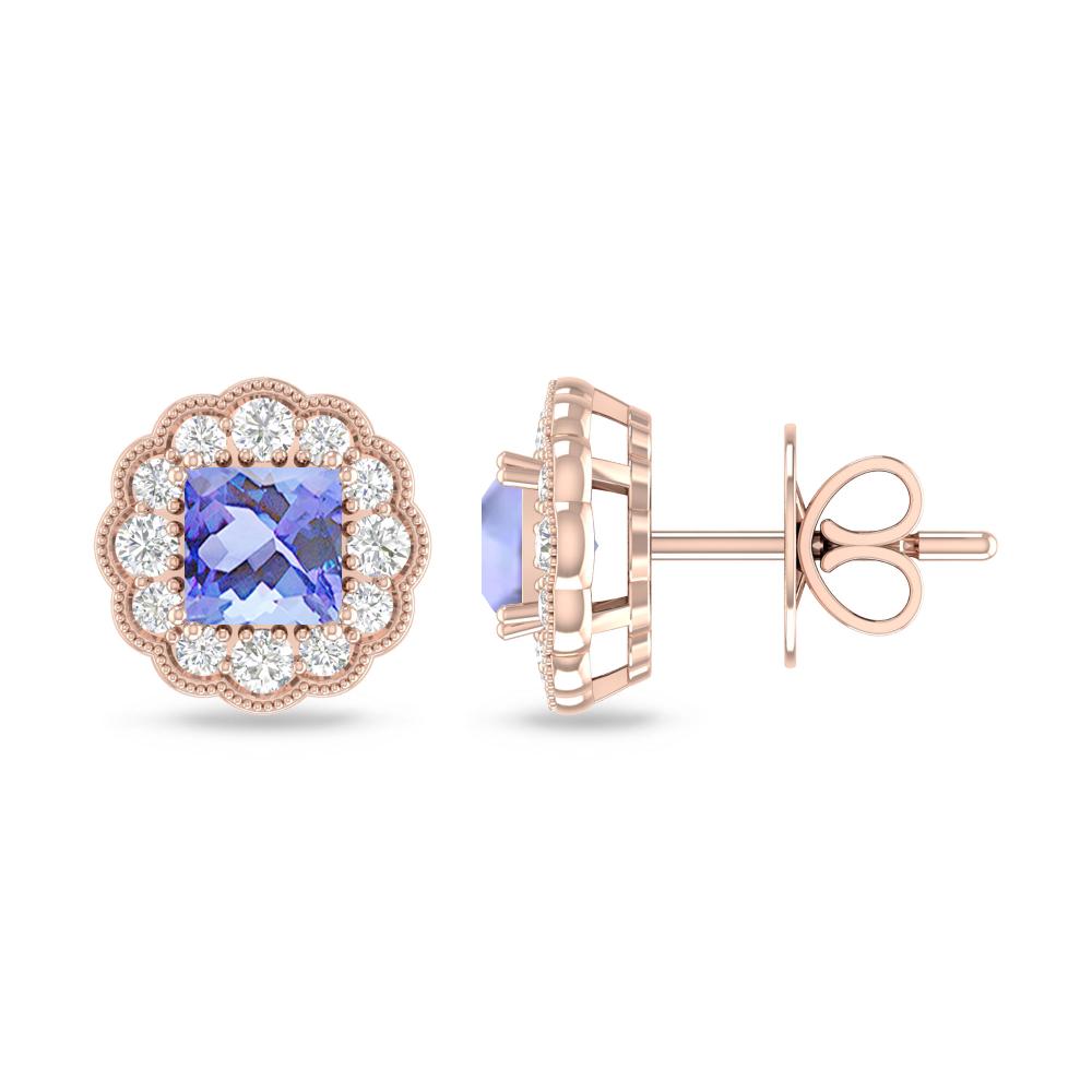 Rose Gold - Tanzanite