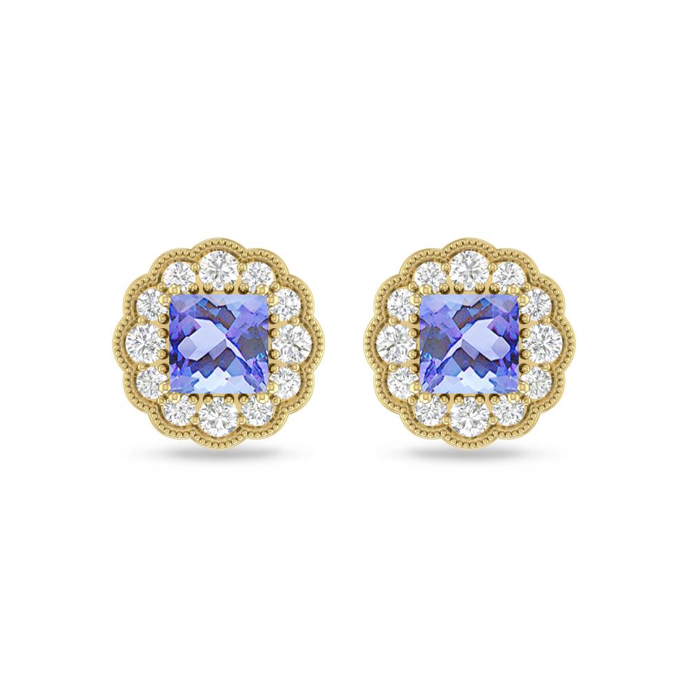 Yellow Gold - Tanzanite