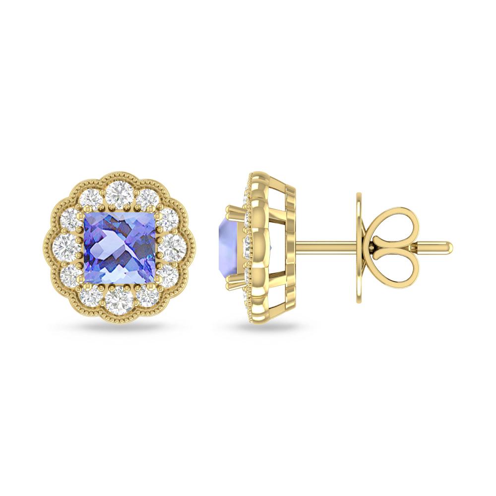Yellow Gold - Tanzanite