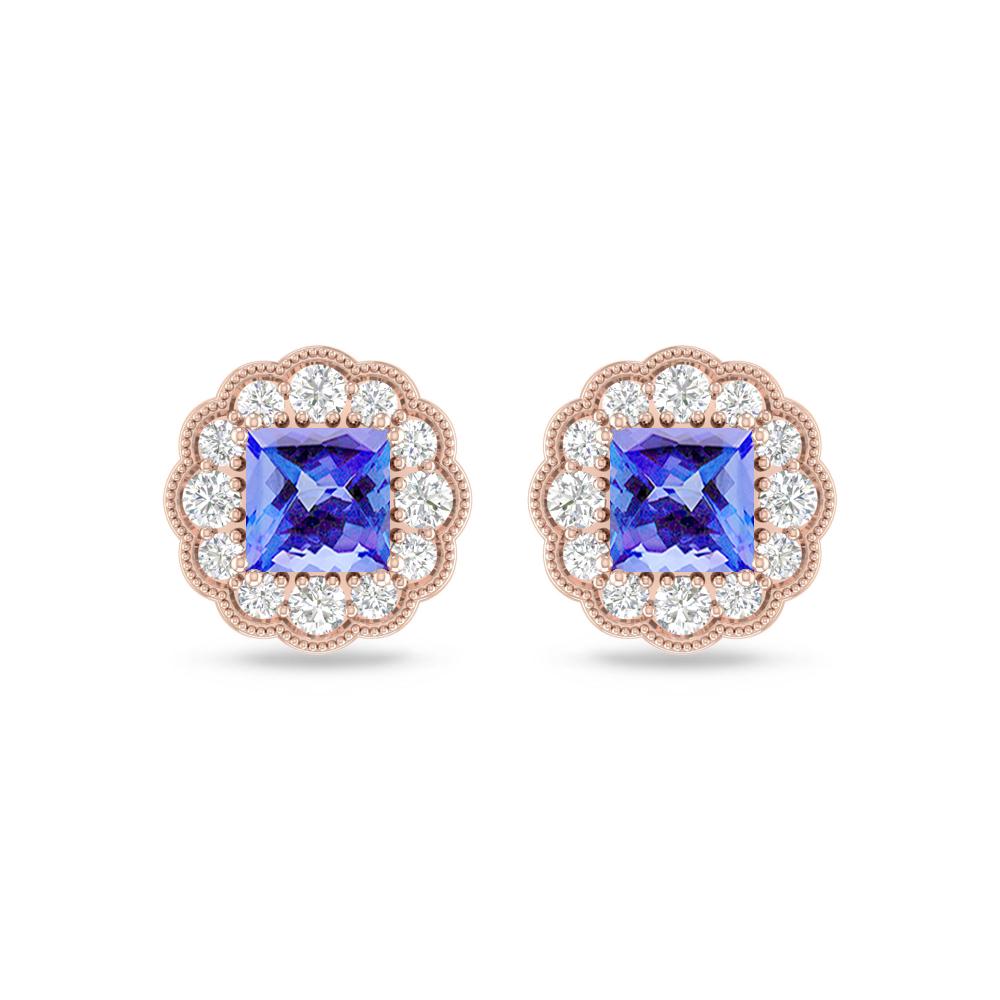 Rose Gold - Tanzanite