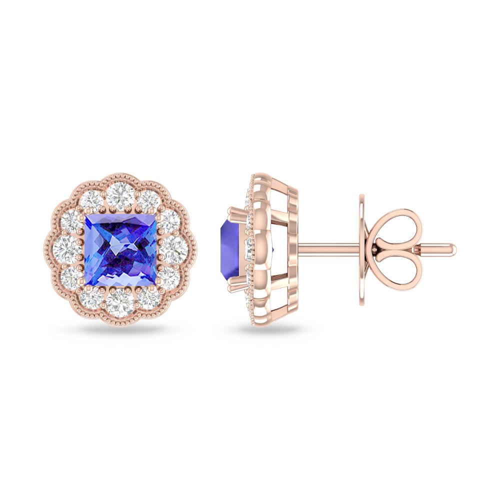 Rose Gold - Tanzanite
