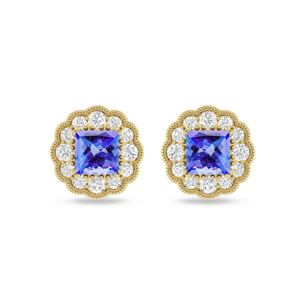 Yellow Gold - Tanzanite