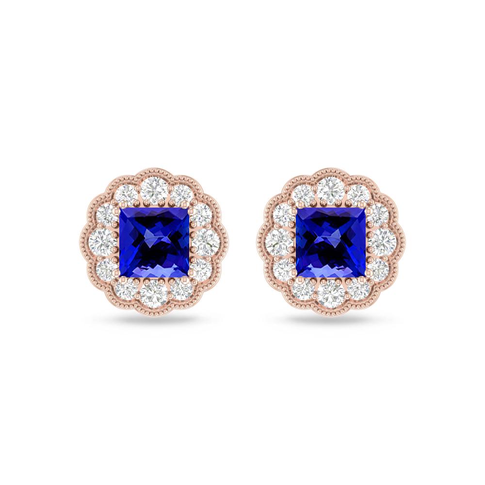 Rose Gold - Tanzanite
