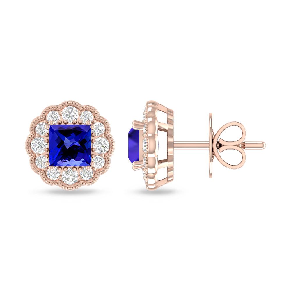 Rose Gold - Tanzanite