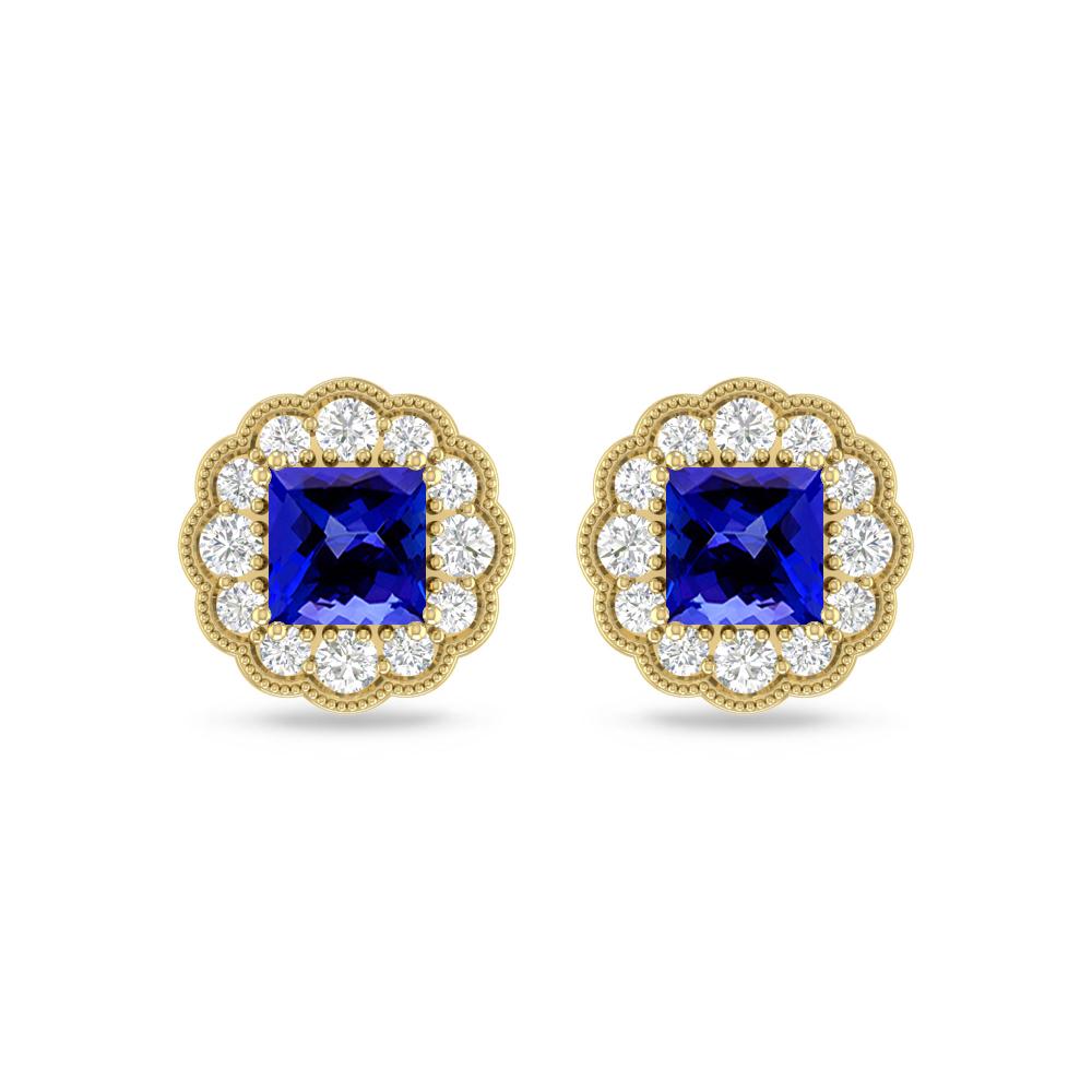 Yellow Gold - Tanzanite