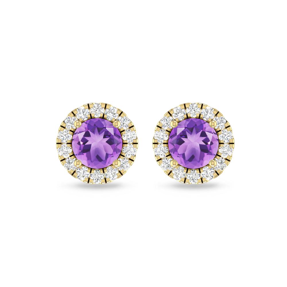 Yellow Gold - Amethyst