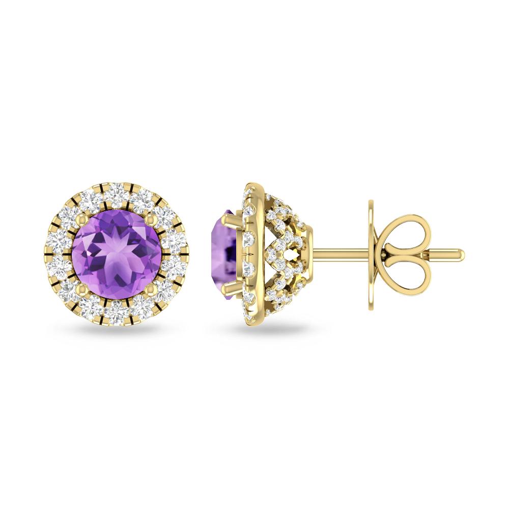 Yellow Gold - Amethyst