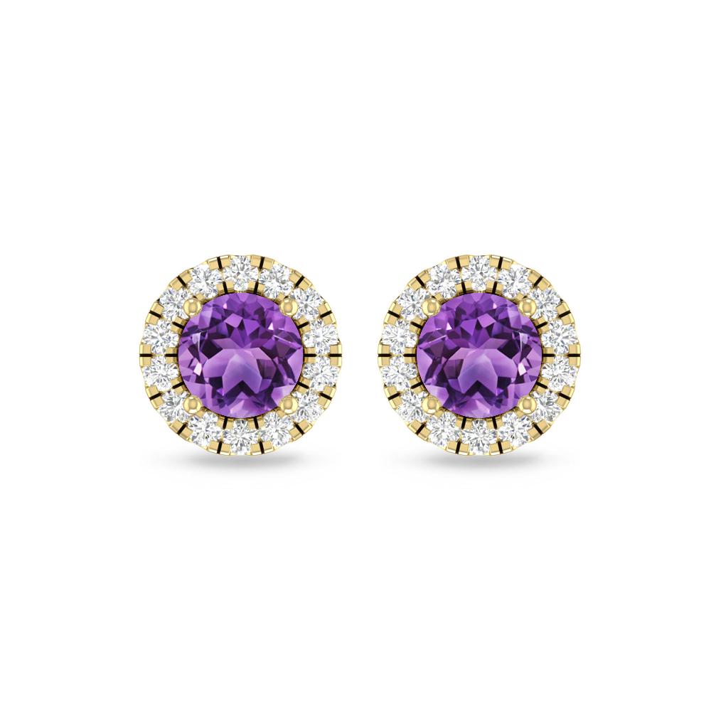 Yellow Gold - Amethyst
