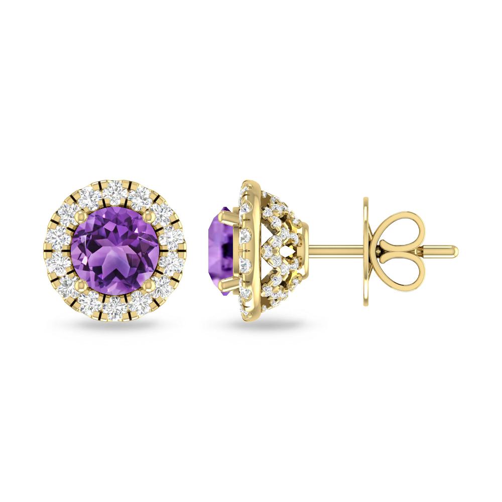 Yellow Gold - Amethyst