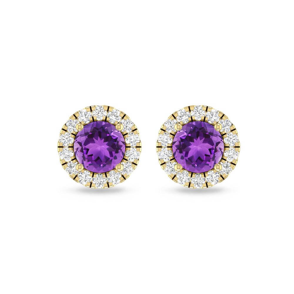 Yellow Gold - Amethyst