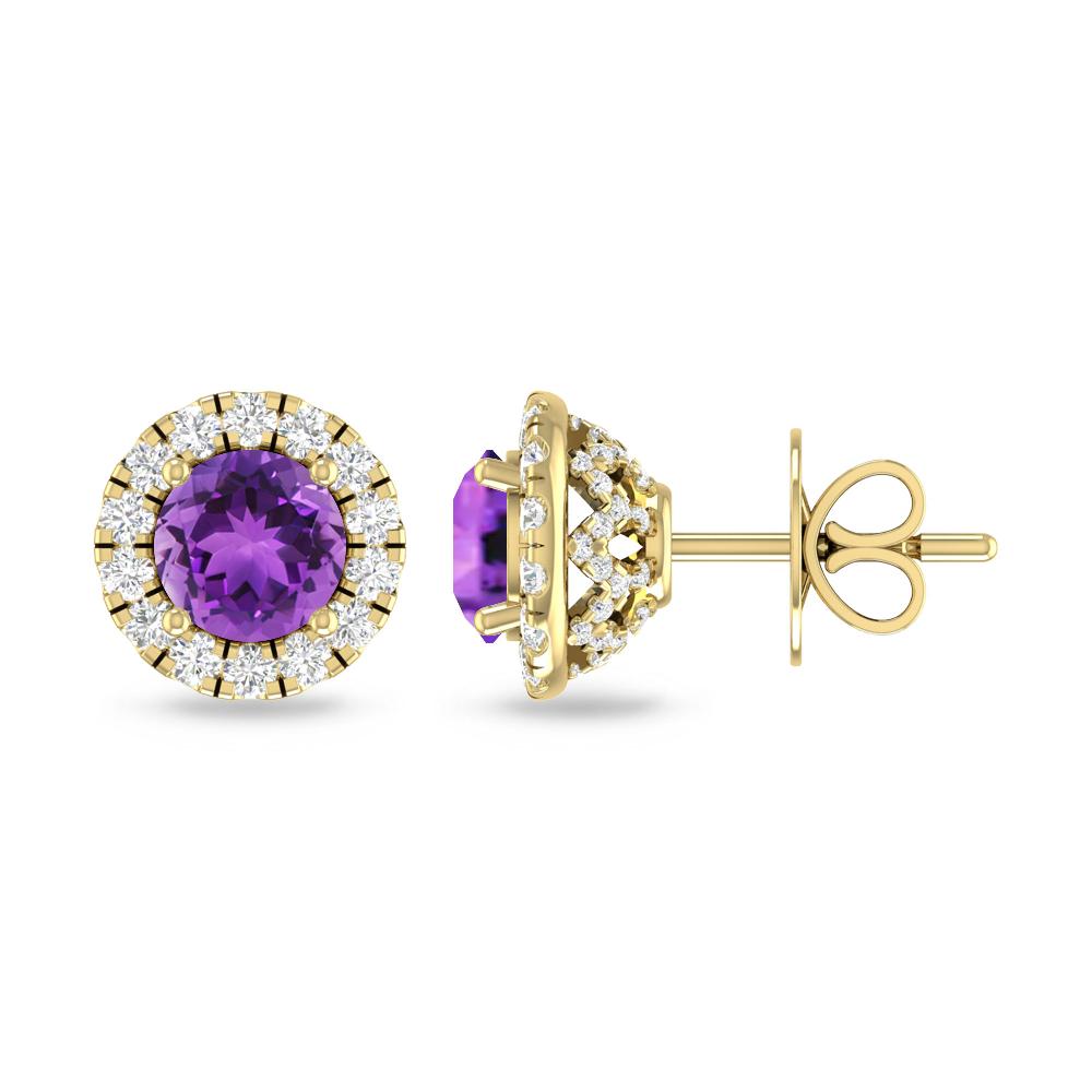 Yellow Gold - Amethyst