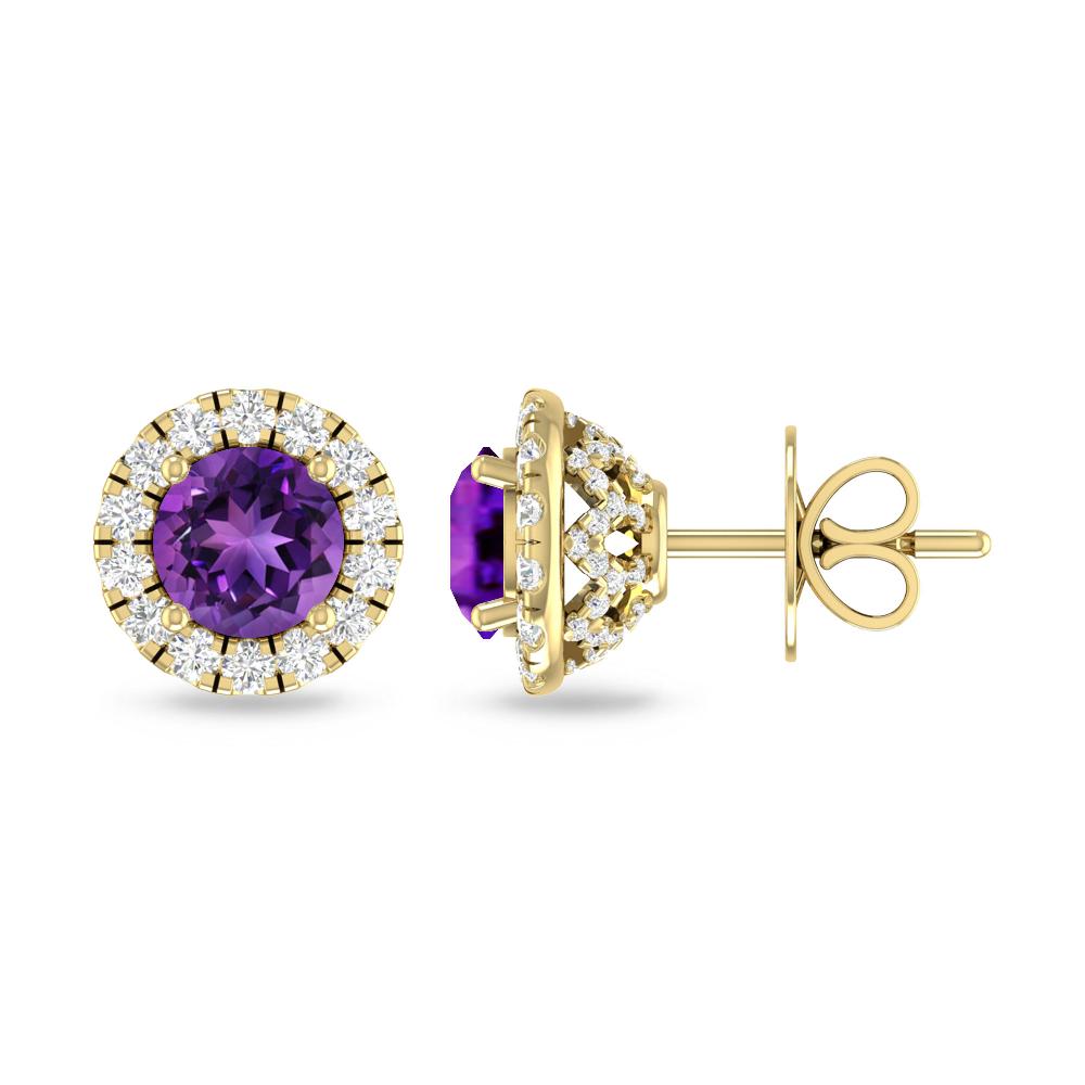Yellow Gold - Amethyst