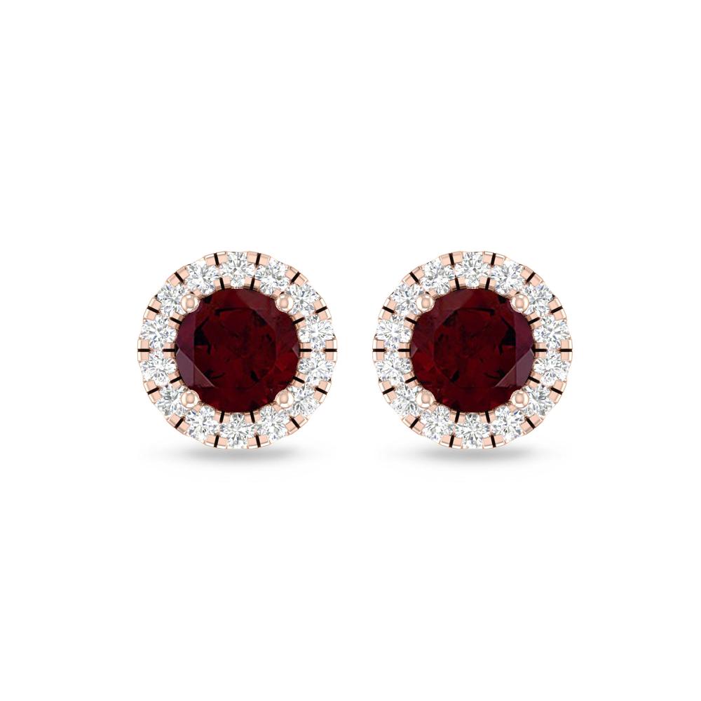 Rose Gold - Garnet