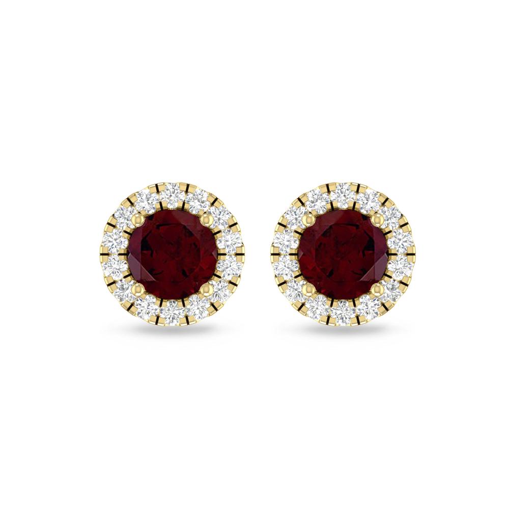 Yellow Gold - Garnet