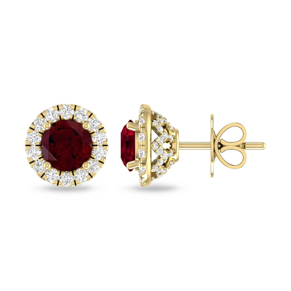 Yellow Gold - Garnet