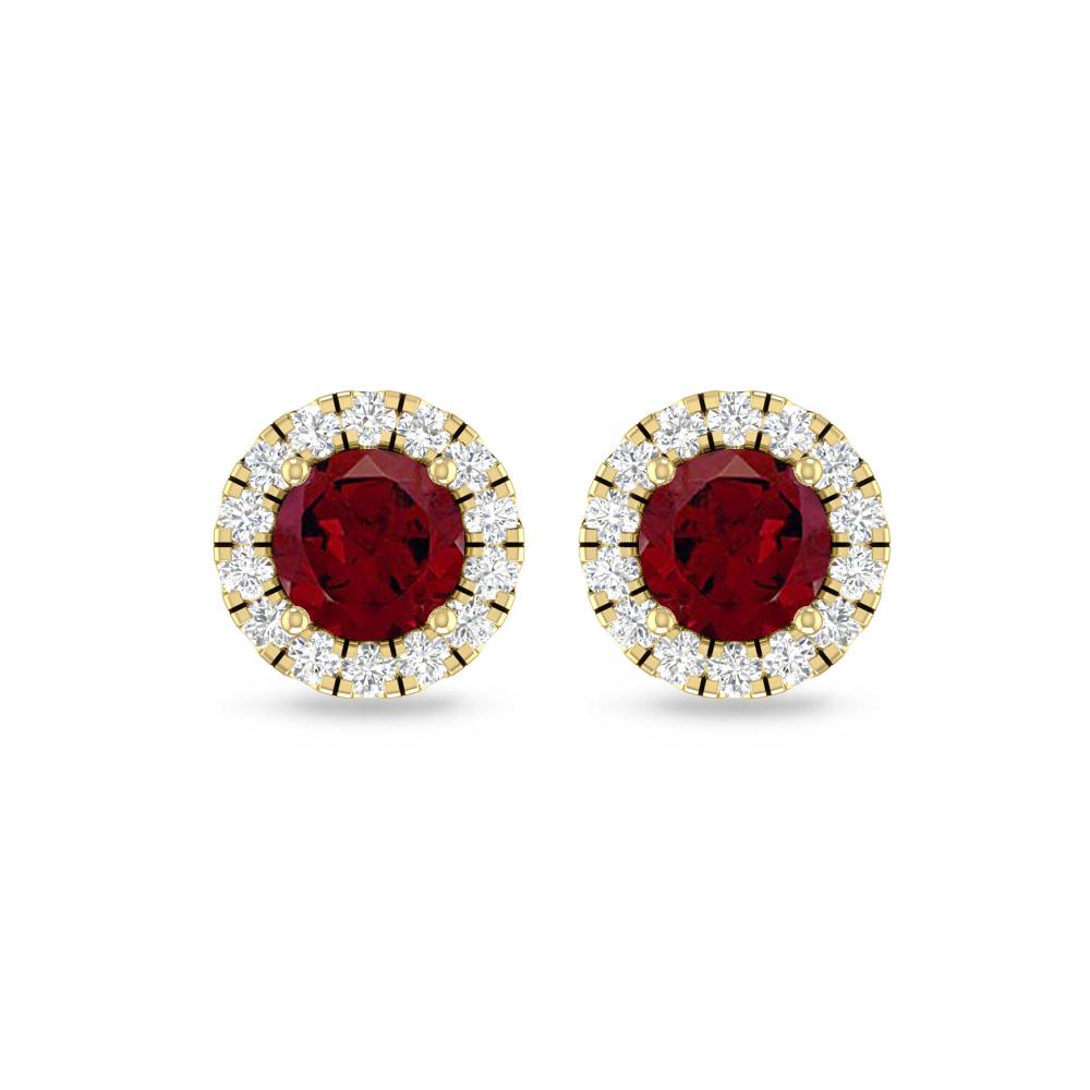 Yellow Gold - Garnet