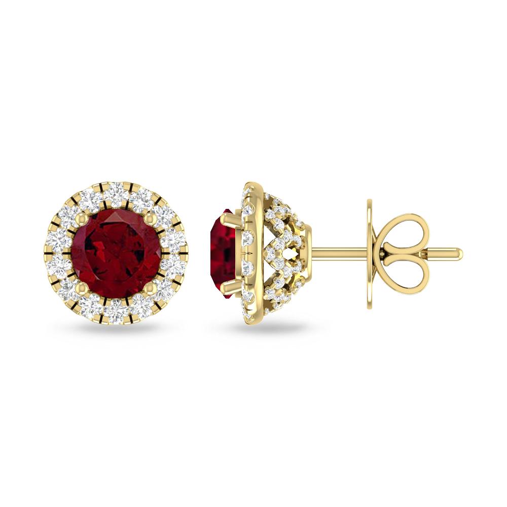Yellow Gold - Garnet
